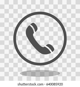 Phone web icon vector