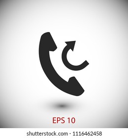 Phone web icon, Vector EPS 10 illustration style