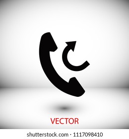 Phone web icon, Vector EPS 10 illustration style