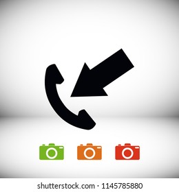 Phone web icon vector, Vector EPS 10 illustration style