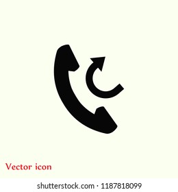 Phone web icon, Vector EPS 10 illustration style