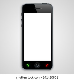 Phone with a white screen