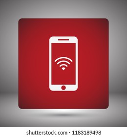 PHONE WIFI icon vector