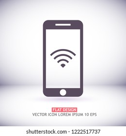 PHONE WIFI icon vector