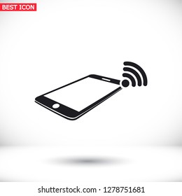 phone wifi icon vector