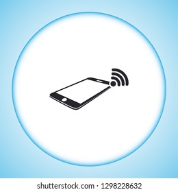 phone wifi icon vector