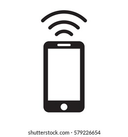phone wifi icon vector