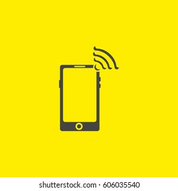 phone wifi icon vector