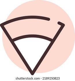 Phone wifi, illustration, vector on a white background.