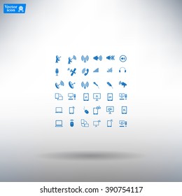 phone wifi on hand icon vector