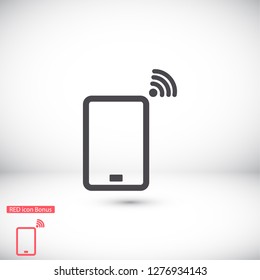 Phone Wi-Fi vector icon