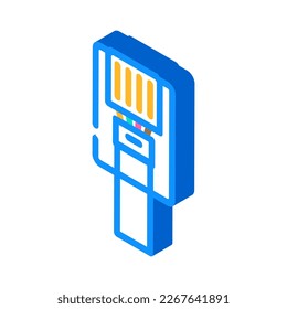 phone wire cable isometric icon vector. phone wire cable sign. isolated symbol illustration