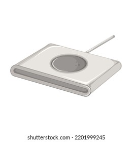 phone wireless charger cartoon. phone wireless charger sign. isolated symbol vector illustration
