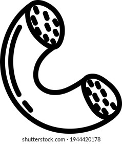 Phone without speaker, illustration, vector on a white background