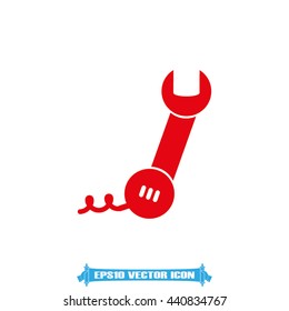 phone wrench icon vector illustration eps10