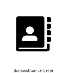 Phonebook and address vector icon
