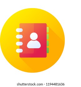 Phonebook icon. Conacts