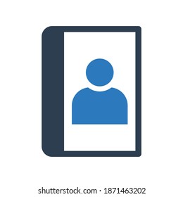 phonebook icon - contact book icon	