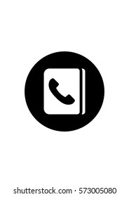 Phone-book icon, Vector