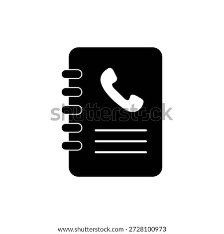 Phonebook Icon Vector, Contact List Symbol, Phone Book Line Icon Vector, Directory Symbol..eps
