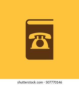 Phonebook icon. vector design. Telephone book, Phonebook symbol. web. graphic. JPG. AI. app. logo. object. flat. image. sign. eps. art. picture - stock vector