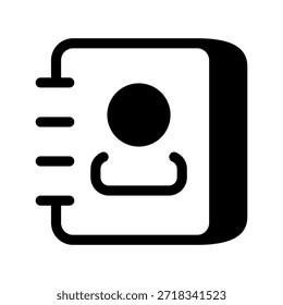 Ilustração do design do símbolo do vetor do ícone da agenda