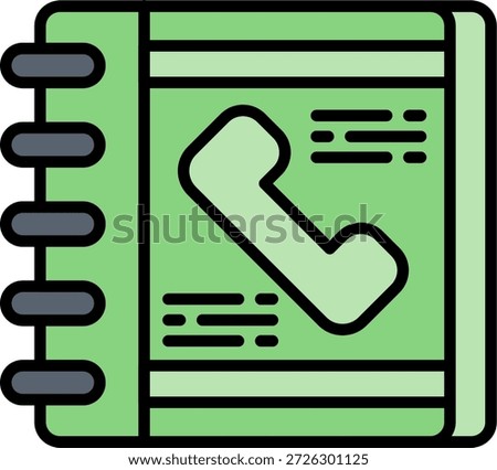 Phonebook New Creative Icon Design Vector