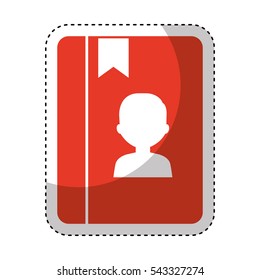 phonebook service isolated icon vector illustration design