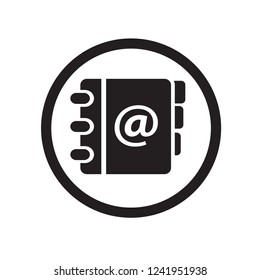 phonebook symbol vector file