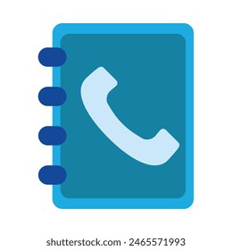 Diseño de iconos planos de Vector de agenda