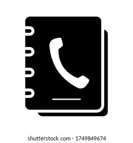 phonebook vector icon. phonebook sign on white background. phonebook icon for web and app. eps 10