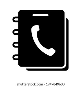 phonebook vector icon. phonebook sign on white background. phonebook icon for web and app. eps 10