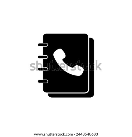 phonebook vector icon, simple vector flat phonebooksign illustration for web and app..eps