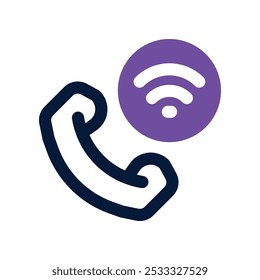 phonecall icon. vector dual tone icon for your website, mobile, presentation, and logo design.