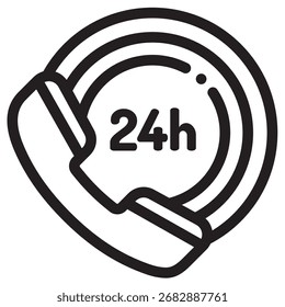 Phonecall Modern Vector Icon – Minimal Illustration Symbol Template for Web Mobile App UI Design