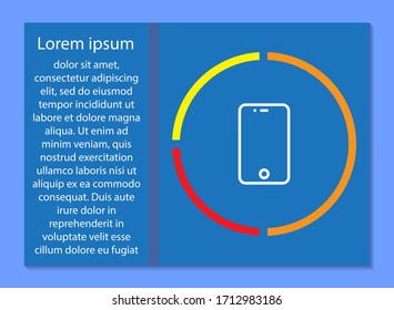 Telefon, Icon Vektorillustration 10 EPS. lorem ipsum Design JPG