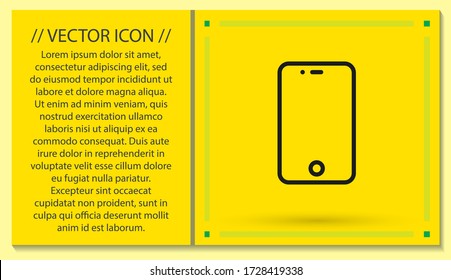 phone,icon vector 10 EPS. lorem ipsum  Design JPG