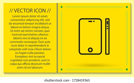phone,icon vector 10 EPS. lorem ipsum  Design JPG