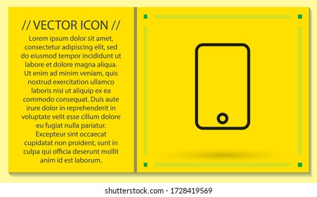 phone,icon vector 10 EPS. lorem ipsum  Design JPG
