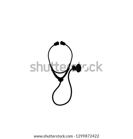 phonendoscope icon vector