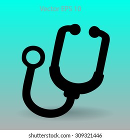 Phonendoscope vector illustration
