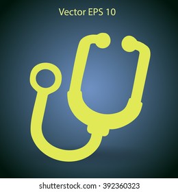 Phonendoscope vector illustration
