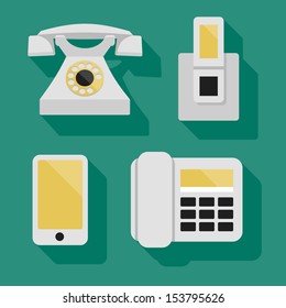 Phones from different historical periods