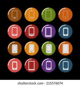 Phones icon set