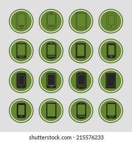 Phones icon set
