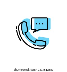 Phones Icon Vector Template Logo Illustration - Eps 10