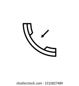 Phones Icon Vector Template Logo Illustration - Eps 10