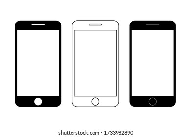 Phones In Mocap Style. An Awkward Image Of A Smart Device. Background In The Form Of Mobile Phones. Stock Photo.