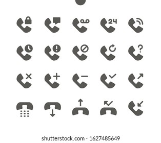 Phones v2 UI Pixel Perfect Well-crafted Vector Solid Icons 48x48 Ready for 24x24 Grid for Web Graphics and Apps. Simple Minimal Pictogram