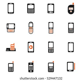 phones web icons for user interface design